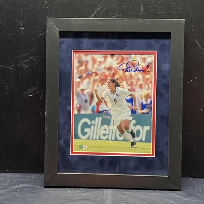 Mia Hamm Signed 8x10 Photo USA Women’s National Team Autographed Steiner Framed - Image 1 of 3