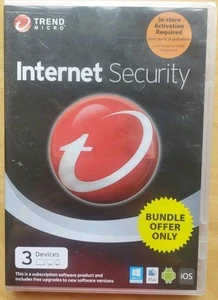 NEW Trend Micro Internet Security (2014) 3 Devices, Windows 8, Mac, IOS, Android - Picture 1 of 10