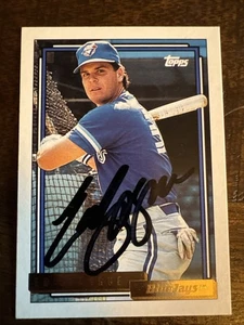 ED SPRAGUE 1992 Topps GOLD #516 Autographed SIGNED Card TORONTO BLUE JAYS - Picture 1 of 2
