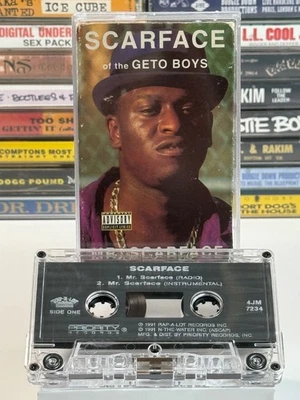 Scarface – Mr. Scarface (1991, Rap-A-Lot/Priority) OG Cassette Single – Tested - Image 1 of 4