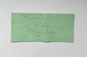 Only Fools And Horses - Nicholas Lyndhurst Hand Signed Page - Picture 1 of 2