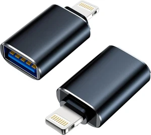 [Apple MFi zertifiziert] 2er Pack Lightning auf USB Kamera Adapter für schwarz  - Bild 1 von 5