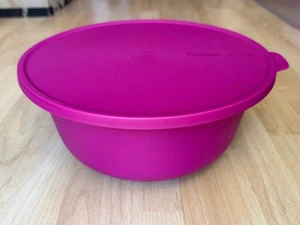 Tupperware Aloha Servier-Schüssel/Serving Bowl 4 L Pink/Lila -Rührschüssel -NEU! - Picture 1 of 5