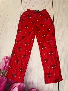UNK NBA Chicago Bulls Youth Size Small (8) Fleece Pajama Pants Red - Picture 1 of 3