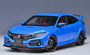 Honda Civic Type R 2021 (FK8) Racing Blue Pearl en escala 1:18 de AUTOart - Imagen 1 de 7