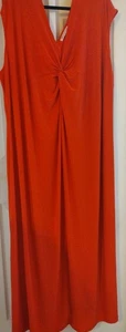 Roaman's Damen ärmelloses Maxikleid wunderschön einfarbig rot in Größe 4x 34/36 - Bild 1 von 8