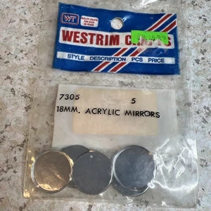 Vintage Westin Crafts Runde Acryl Packung mit 5 Puppenherstellung Basteln Puppenhaus - Bild 1 von 5