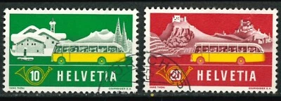 SWITZERLAND HELVETIA OLD STAMPS 1953 Alpine Post - USED - Image 1 of 2