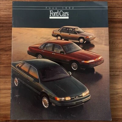 Ford Folleto Crown Victoria Mustang Thunderbird 1992 Escort Tempo Taurus Probe Foto 1 de 4
