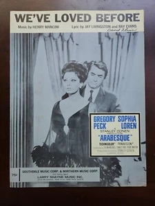 Partituras We've Loved Before from Arabesque 1966 Henry Mancini - Imagen 1 de 2