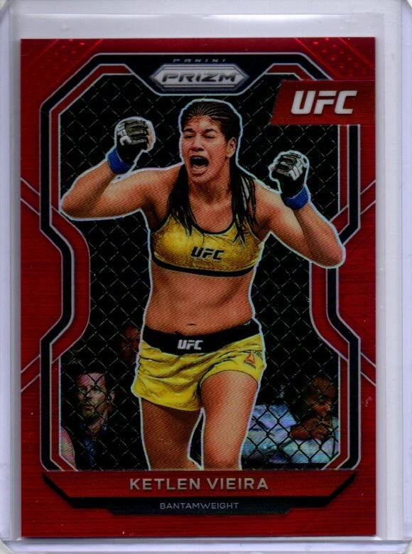 KETLEN VIEIRA 2021 PANINI PRIZM UFC RED PRIZM #D 135/275 - Image 1 of 1