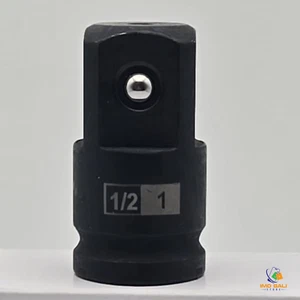 1/2 "Female to 1 "Male Impact Socket Adapter Female to Male Cr-Mo Black - Picture 1 of 5