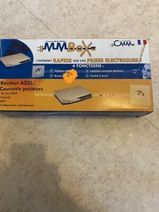 Router ADSL Modem Tested Use Holders Switch 3 Ports Socket MM Box Electric - Afbeelding 1 van 5