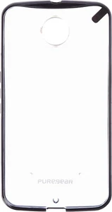 Puregear Slim Shell Case for Motorola Nexus 6 - Clear/Black - Picture 1 of 8