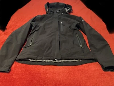 jaqueta corta-vento feminina serra branca cor preta tamanho P - Imagem 1 de 4