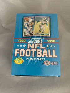 1990 Score NFL Series 2 Football Box of Cards, 36 Sealed Packs - Picture 1 of 6