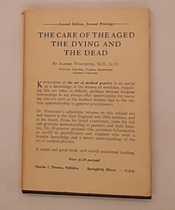 Die Fürsorge der Alten der Sterbenden und der Toten von Alfred Worcester (1945, ... - Bild 1 von 3