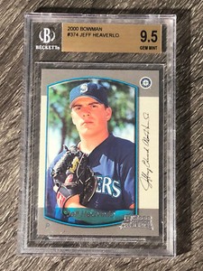 2000 Bowman #374 JEFF HEAVERLO Rookie RC Mariners ⚾ BGS 9.5 Gem Mint FREE SHIP