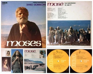 moses original soundtrack ennio morricone TBL1 1106 gatefold LP VINILE ennio mo - Foto 1 di 1