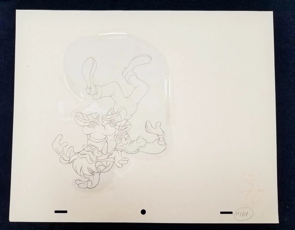 Goofy Max Goof Producción Original Dibujo OPD Maximilian Disney TV Show M101 Foto 1 de 1