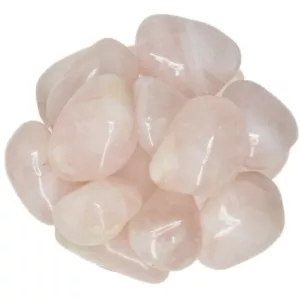 Piedras caídas de cuarzo rosa de 1 lb - grado 2 - ancho XL - 1,75"" a 2"" Avg. - Imagen 1 de 2