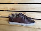 Gucci Men’s Brown Leather Sneakers MADE IN ITALY Sz. UK 8 US 9 EUR 42