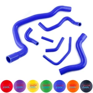 For 93-97 Volvo 850 T5 T5R R 98-04 S70 V70 T5 2.3T Silicone Radiator Hose Blue - Picture 1 of 12
