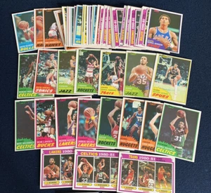 1981-82 TOPPS BALONCESTO SERIE PRINCIPAL 1-66 JUEGO PARCIAL 62/66 AGUDO GERVIN MALONE - Imagen 1 de 4