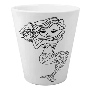 'Mermaid' Ceramic Plant / Flower Pot (FP00013675) - Picture 1 of 5