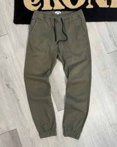Project Zanerobe Men's Olive Green Jogger Pants - Size 34 / Large / 34x32 - Picture 1 of 9