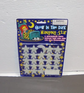 Glow in the Dark Moon Stars Bedroom Wall Ceiling Decals Stickers - Picture 1 of 2