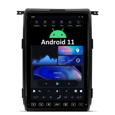 Android 11 Radio Tesla Vertical Screen Car-play Gps For Ford F150 F250 2009-2014 - Image 1 of 4