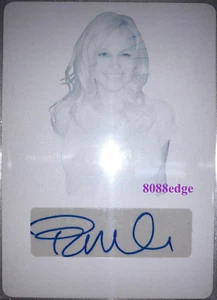 2018 POP CENTURY METAL PRINT PLATE AUTO: PAMELA ANDERSON #1/1 AUTOGRAPH PLABOY - Picture 1 of 12