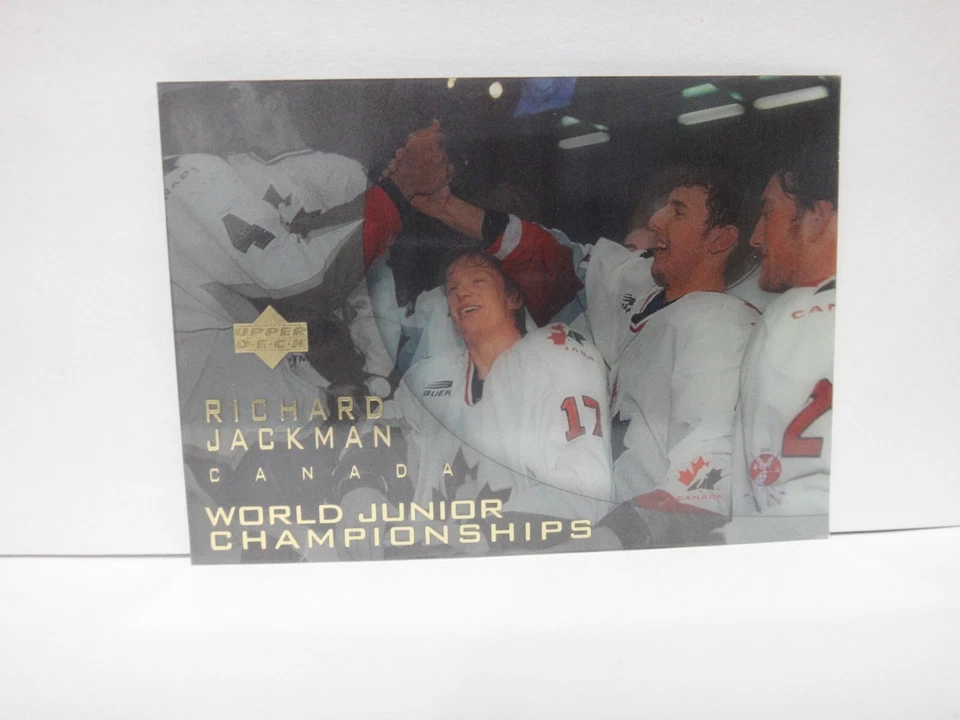 1996-97 Upper Deck Ice Richard Jackman #133 Rookie RC - Image 1 of 2