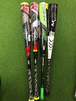 LOUISVILLE SLUGGER/EASTON/MIKEN MIXED NEW BASEBALL BAT ASSORTMENT USSSA W/1 YEAR WARRANTY