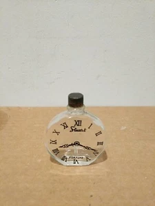 Stuart Clock Perfume Empty Perfume Glass Bottle 1/2 oz. Splash VINTAGE - Picture 1 of 4