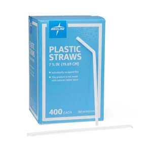 Flexible Plastic Drinking Straws 7 3/4", Case of 10000 - Picture 1 of 1