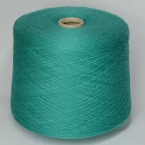 Italian 100% merino wool petrol color yarns, 0.88 lb / 400 grams cone - Picture 1 of 1