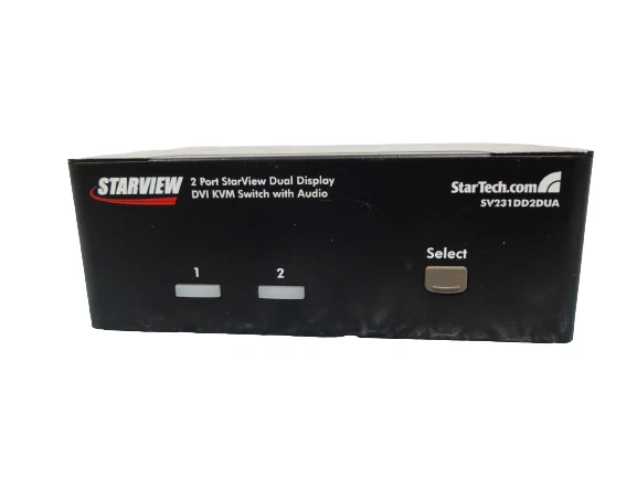 STARTECH SV231DD2DUA DISPLAYPORT 4K60Hz KVM SWITCH BOX - Image 1 of 4