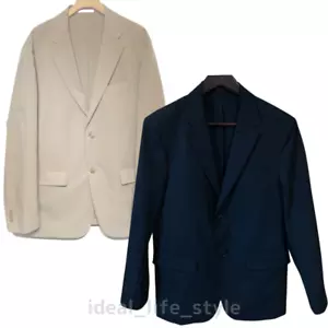 UNIQLO AirSense Jacket Cotton Like S-4XL Ultra Light Stretch Men 475013 NWT - Picture 1 of 39
