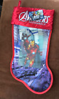IRON MAN MARVEL AVENGERS 3D HOLOGRAPHIC CHRISTMAS STOCKING-NEW W/TAGS