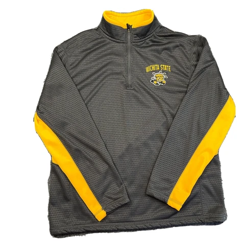 Colosseum Wichita State Shockers Track Jacket Adult Large 1/4 Zip Pullover Top Cover