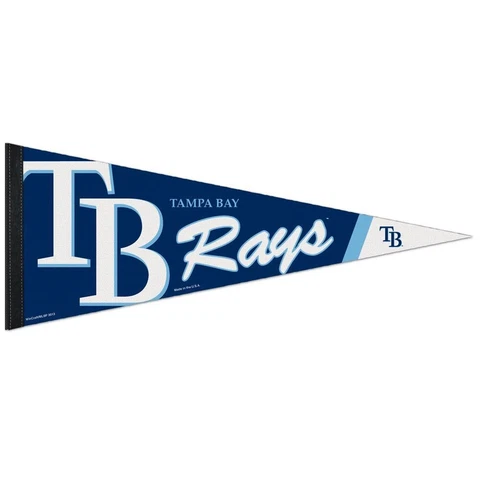 TAMPA BAY RAYS ROLL UP FELT PREMIUM PENNANT 12"x30" NEW WINCRAFT 😎🔥 Cover