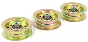 (Pack of 3) Flat Idler Pulley for 2015 Toro TimeCutter MX 5050 74770 Lawnmower - Picture 1 of 7
