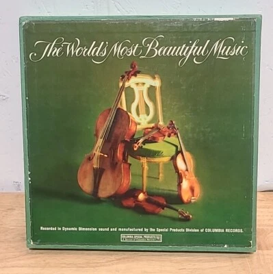THE WORLD'S MOST BEAUTIFUL MUSIC-COLUMBIA 12-LP VINYL BOX SET w BOOKLET. Tested  - Image 1 of 4