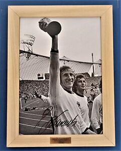 Georg Schwarzenbeck FIFA Weltmeister 1974 Original Signiert