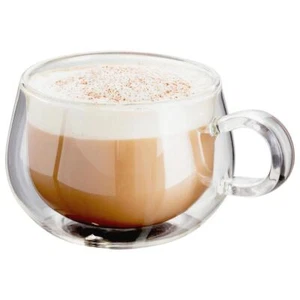 Judge Double Walled Glassware Set Of 2 Piece Cappuccino Glass Set 225ml JDG30 - Picture 1 of 3