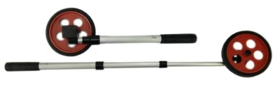 EDMBG Set of 2 Walking Wheel Tape Measures with Adjustable Handles - 1,000'ft - New