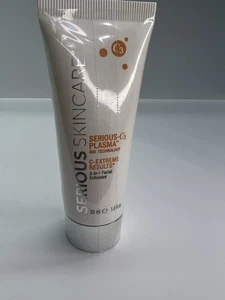 Serious Skincare C3 Plasma C-Extreme Results 2-in-1 Facial Exfoliater 1oz SEALED - Picture 1 of 5