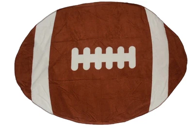 40" x 50" Football Shaped Game Day Lightweight Fleece Stadium Blanket #6730 - Image 1 of 4